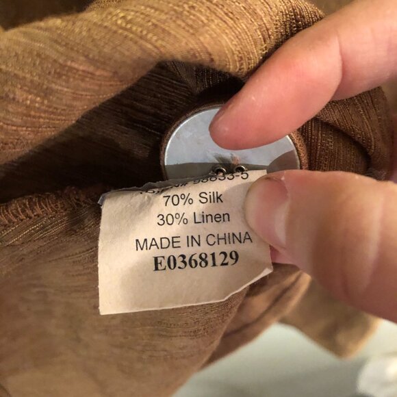 Kleen Silk and Linen Dress Size Small - Picture 5 of 5